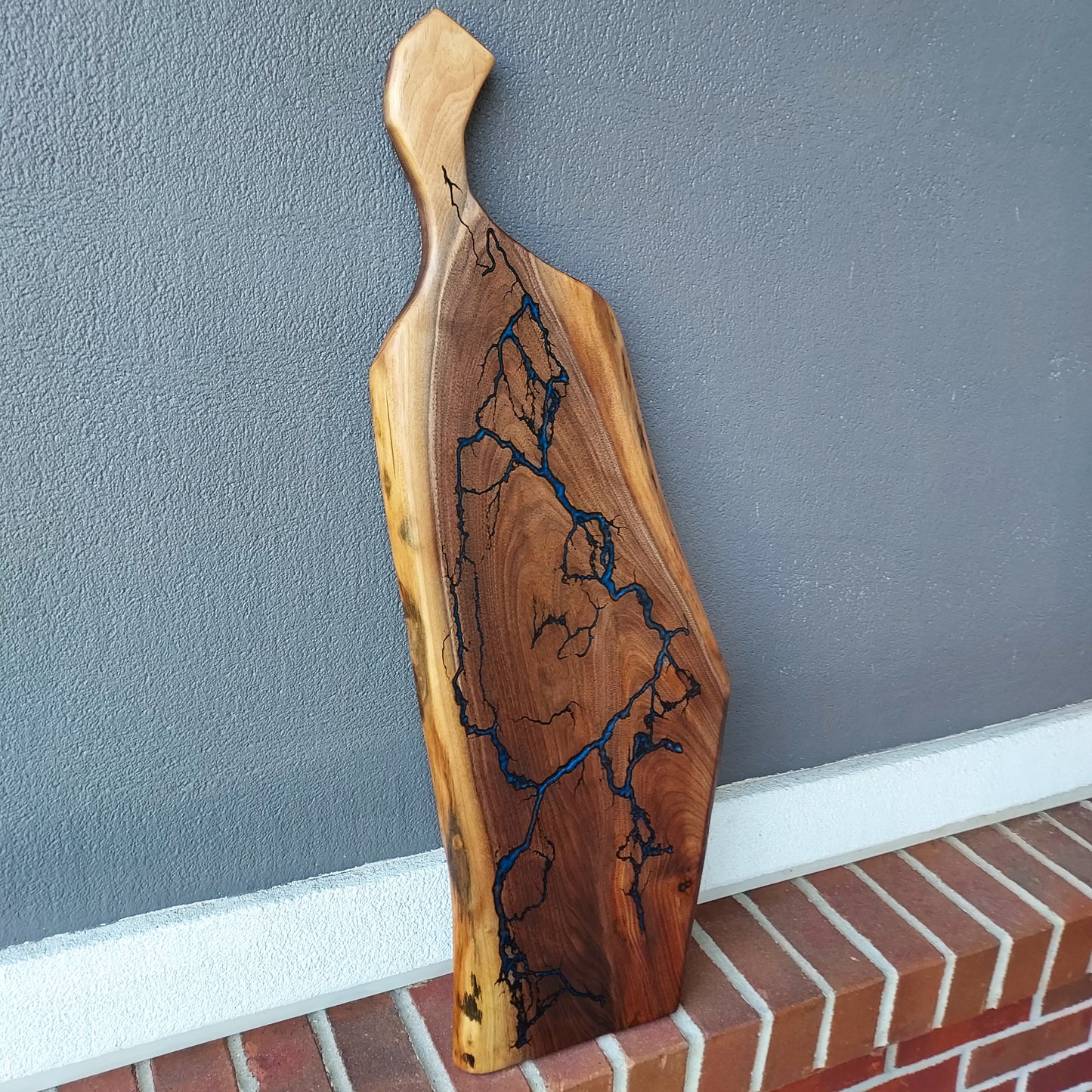Charcuterie Board with Fractal Burn