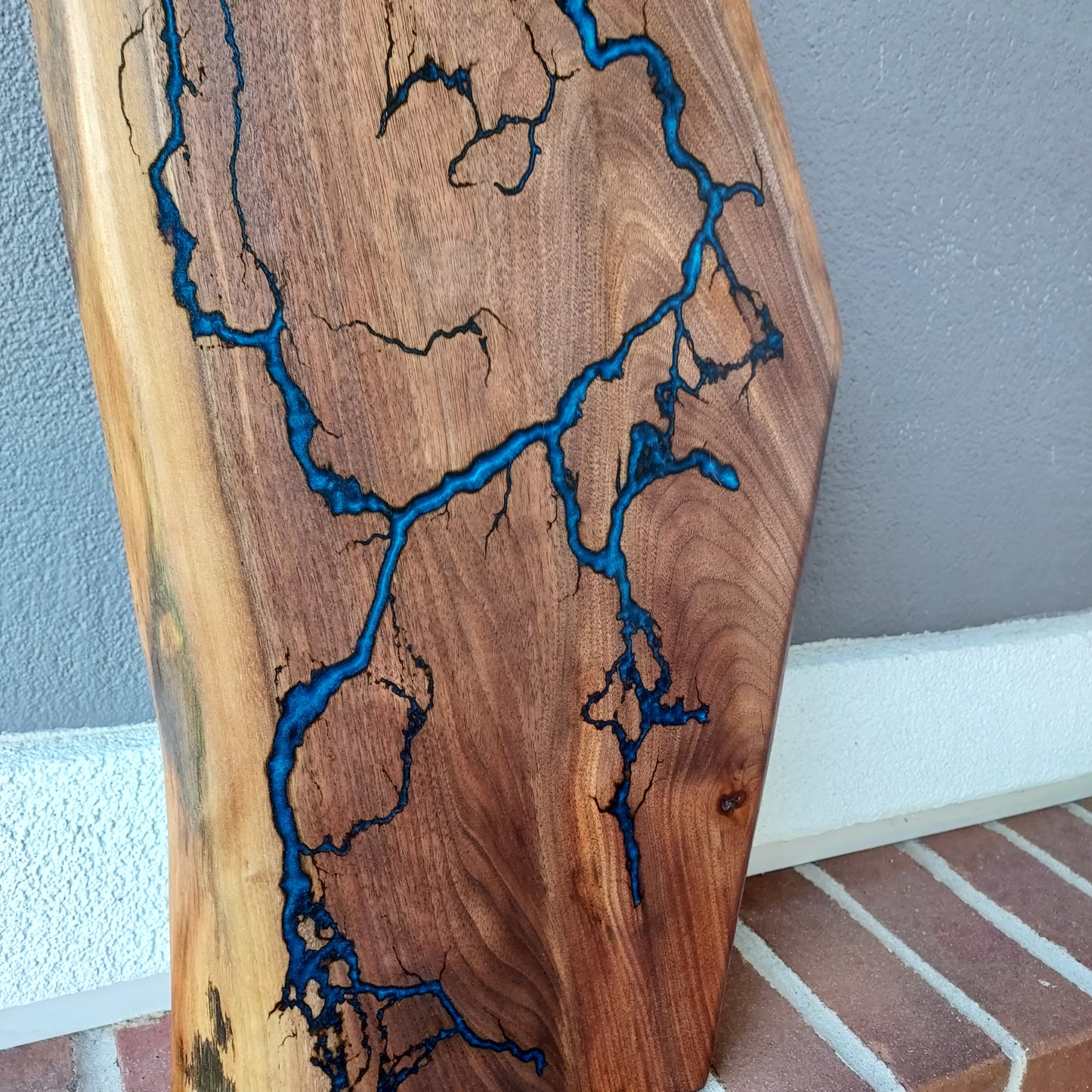 Charcuterie Board with Fractal Burn