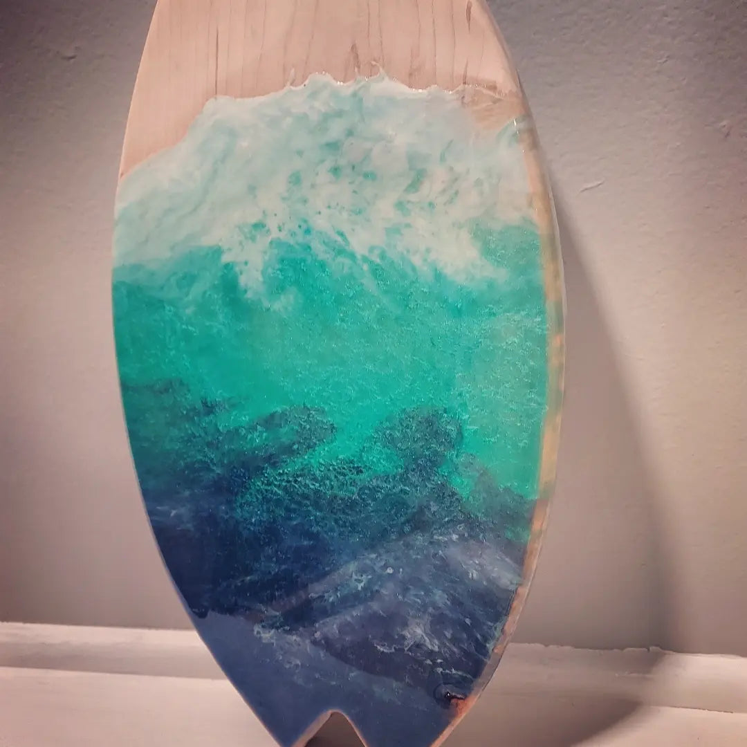 Surf Epoxy Charcuterie Board