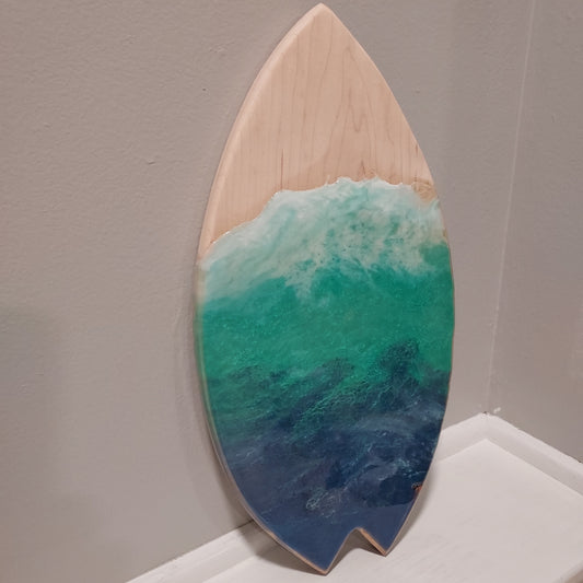 Surf Epoxy Charcuterie Board